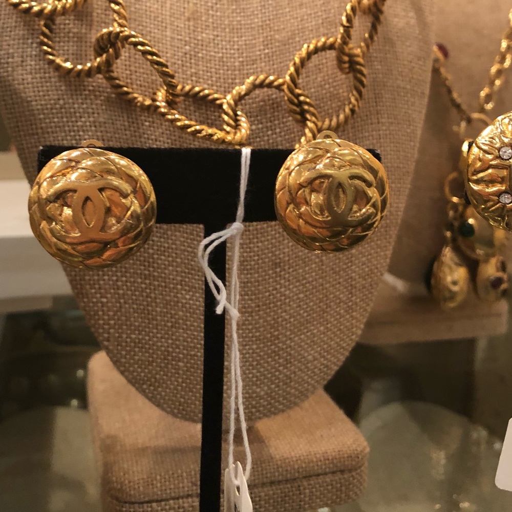 Sold! Authentic Chanel vintage 96A earrings